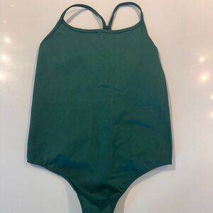 TNA Deep Teal Green Strappy Bodysuit